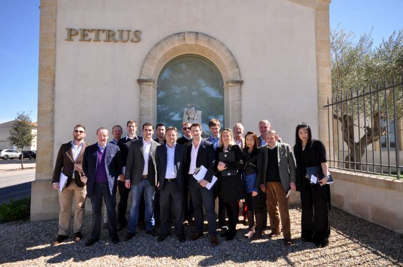  The Team with Olivier Berrouet at Petrus